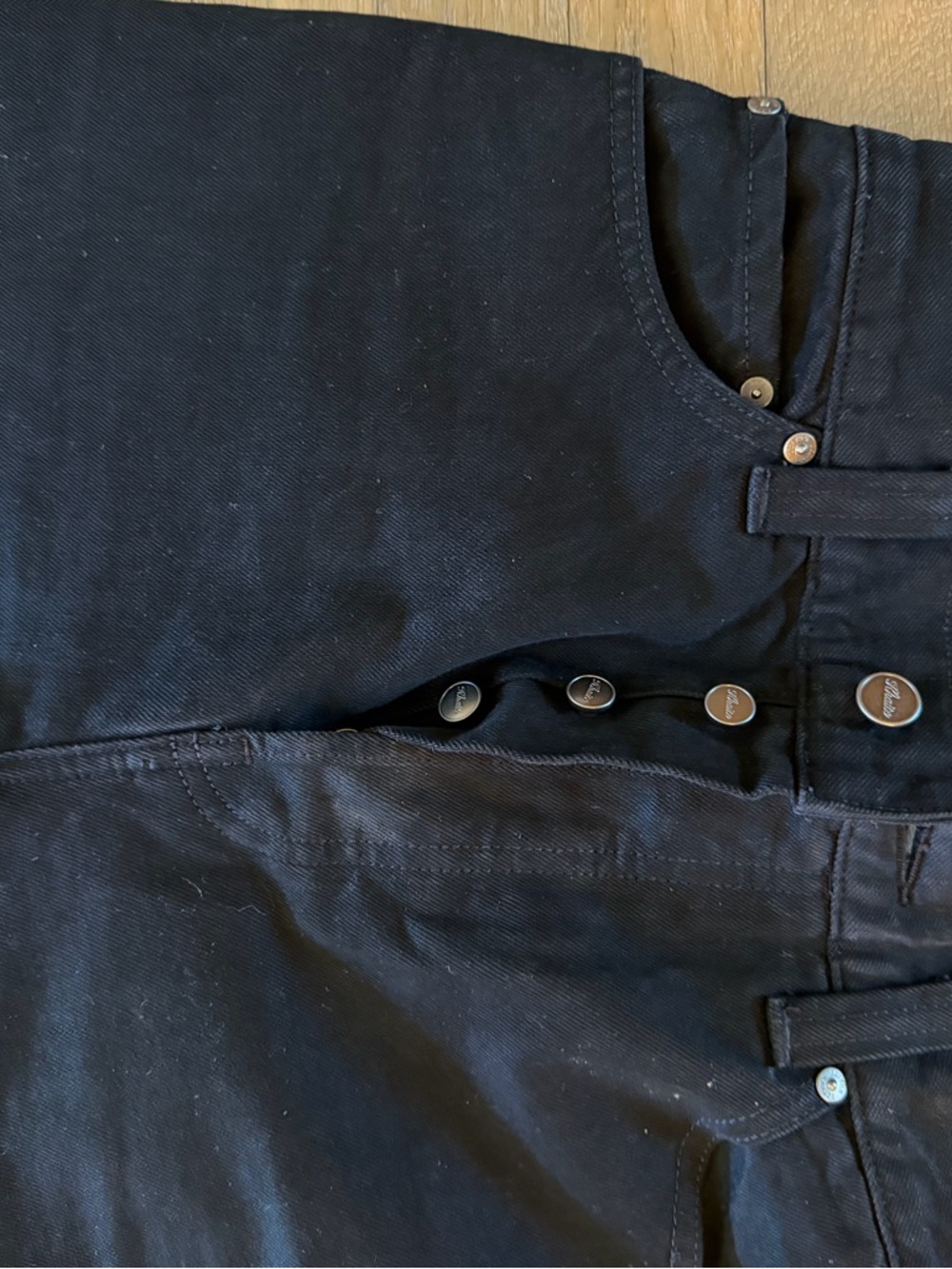 KHAITE Black Straight-Leg Women’s Jeans - Picture 3 of 7